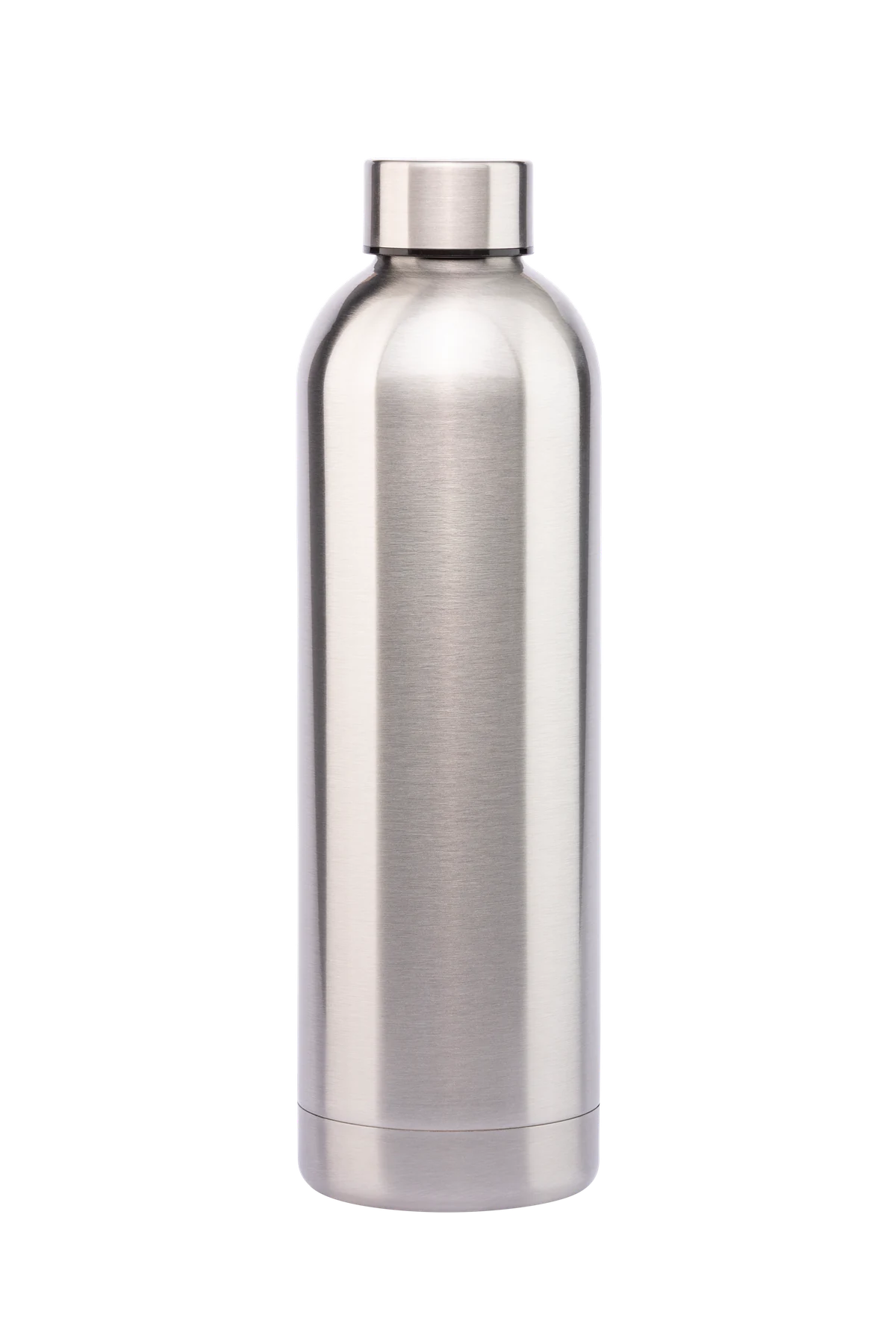 Edelstahl Trinkflasche – silber